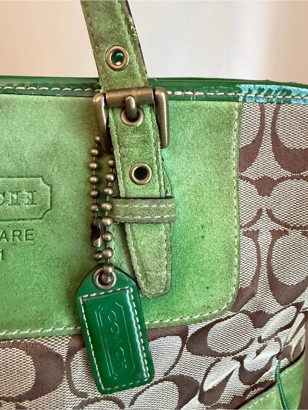 Coach signature jacquard